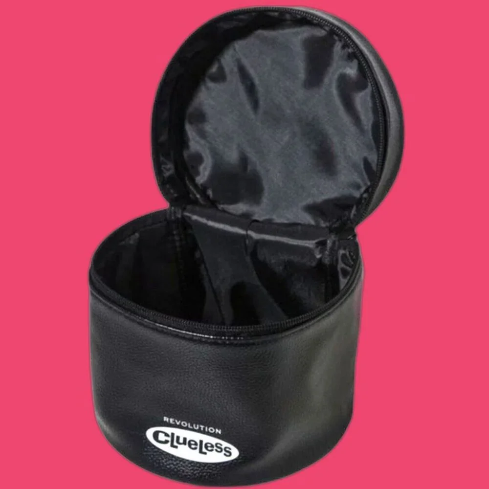CLUELESS 30TH Anniversary Collection Cosmetics Makeup Travel Bag Black NEW